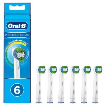 Oral-B Zahnbürsten Precision Clean Maximizer 6er pack weiß