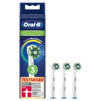 Oral-B Cross Action 3er Pack Aufsteckbürsten CleanMaximizer